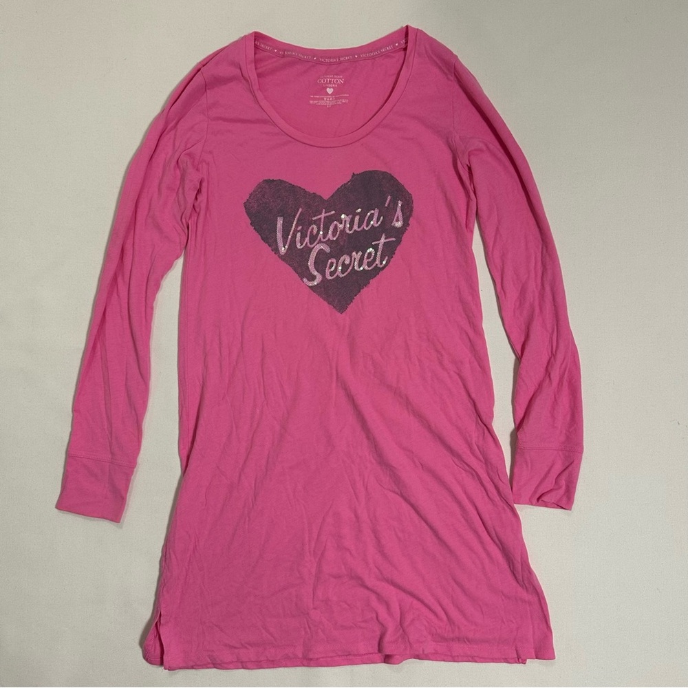 Victoria’s Secret Long Sleeve Sleep Dress Night Gown